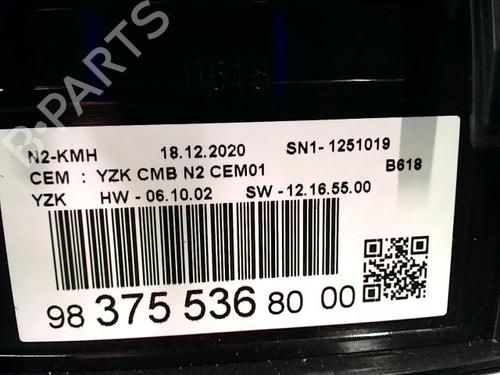 Used Instrument cluster Instrument cluster CITROËN C3 III (SX) 1.5 BlueHDi 100 (SXYHYP, SXYHTU) (102 hp) 22784901 22784901