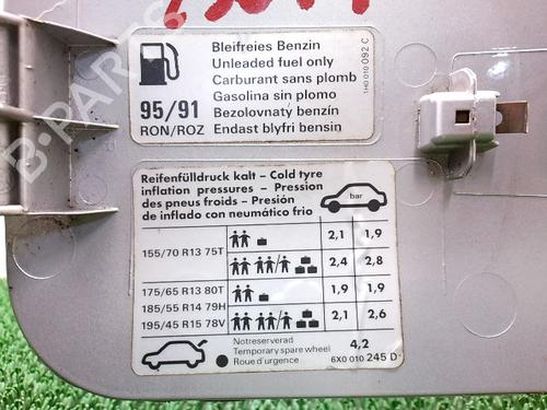 Used Fuel flap Fuel flap SEAT AROSA (6H1) 1.0 (50 hp) 34433228 34433228