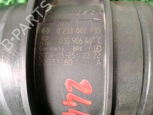 Used Mass air flow sensor Mass air flow sensor VW GOLF VI (5K1) 2.0 TDI (110 hp) 22091384 22091384