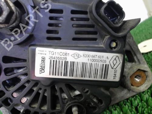 Used Alternator Alternator RENAULT SCÉNIC II (JM0/1_) 1.9 dCi (JM0G, JM12, JM1G, JM2C) (120 hp) 22077446 22077446