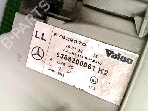 Used Left headlight Left headlight MERCEDES-BENZ VITO Van (W638) 110 CDI 2.2 (638.094) (102 hp) 27712091 27712091