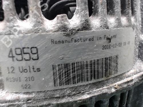 Used Alternator Alternator RENAULT SAFRANE II (B54_) 2.2 dT (B54G) (113 hp) 22081902 22081902