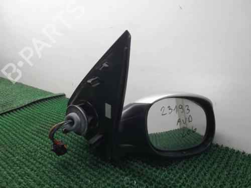 Used Right mirror PEUGEOT 206 Hatchback (2A/C) 1.4 i (75 hp) 20876433