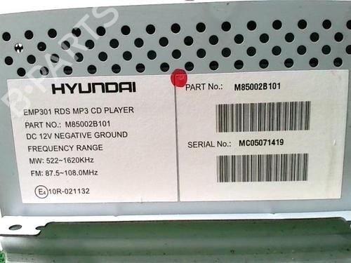 Radio HYUNDAI SANTA FÉ II (CM) 2.2 CRDi 4x4 | BP22093310E6 