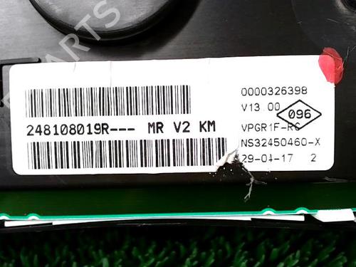 Instrument cluster DACIA SANDERO II 1.5 dCi 75 / Blue dCi 75 (B8JW, B8M4, B8AH, B8M7, B8M6) | BP23334221C47 