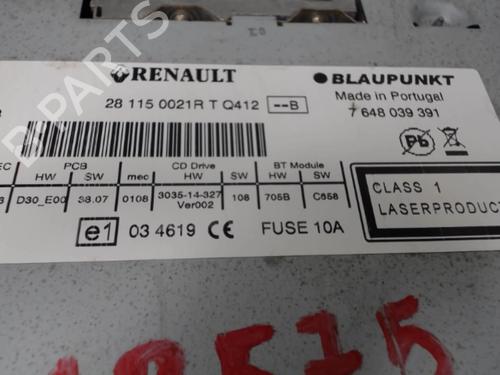 Radio RENAULT MEGANE III Hatchback (BZ0/1_, B3_) 1.5 dCi | BP22083229E6 