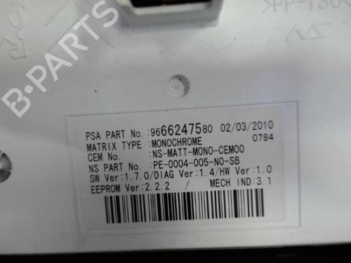 Used Instrument cluster PEUGEOT 3008 I MPV (0U_) 2.0 HDi 150 / BlueHDi 150 (150 hp) 22081204