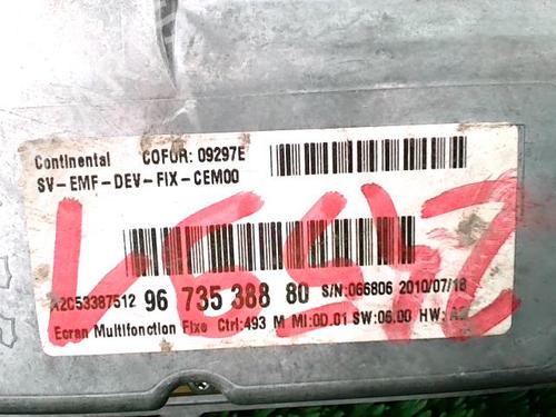 Display monitor CITROËN C3 II (SC_) 1.6 HDi 90 | BP29304173C48