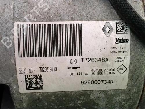 AC compressor RENAULT CLIO IV (BH_) 0.9 TCe 90 (BHNF, BHMA, BHMH, BHJK, BHJR) | BP22092232M34 