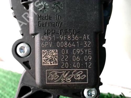 Used Pedal Pedal FORD FOCUS II (DA_, HCP, DP) 2.0 TDCi (136 hp) 22089037 22089037
