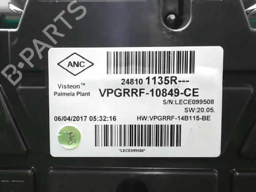 Instrument cluster RENAULT CLIO IV (BH_) 0.9 TCe 90 (BHNF, BHMA, BHMH, BHJK, BHJR) | BP29924833C47