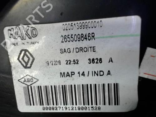 Right taillight RENAULT CLIO IV (BH_) 1.5 dCi 75 | BP22088372C35 