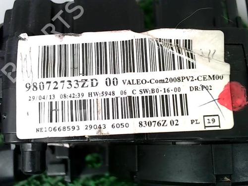Used Steering column stalk Steering column stalk PEUGEOT 308 II (LB_, LP_, LW_, LH_, L3_) 1.6 HDi / BlueHDi 115 (115 hp) 34163457 34163457
