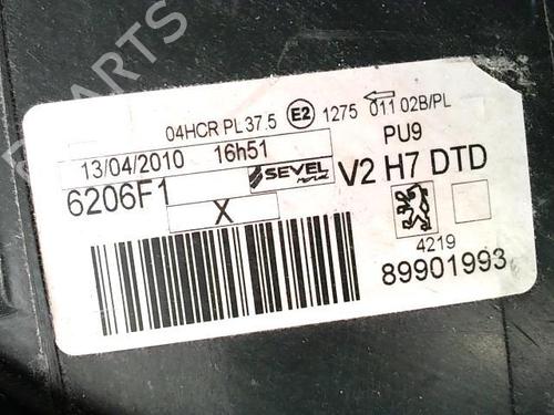 Right headlight PEUGEOT 807 (EB_) 2.2 HDi | BP20875124C29 