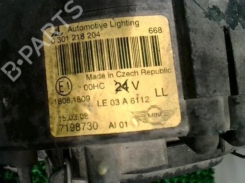 Used Right headlight Right headlight MINI MINI Convertible (R52) One (90 hp) 20875194 20875194