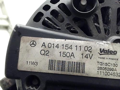 Used Alternator Alternator MERCEDES-BENZ E-CLASS Coupe (C207) E 250 CDI / BlueTEC / d (207.303, 207.304) (204 hp) 22091047 22091047