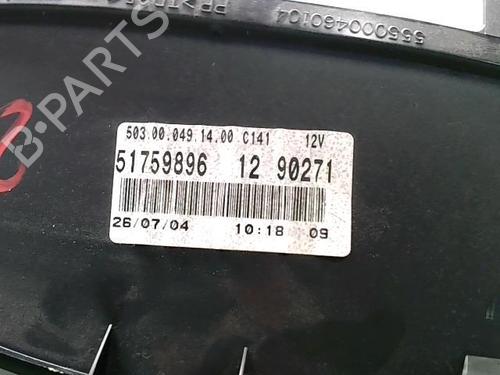 Instrument cluster FIAT PANDA (169_) 1.2 (169.AXB11, 169.AXB1A) | BP22090835C47 