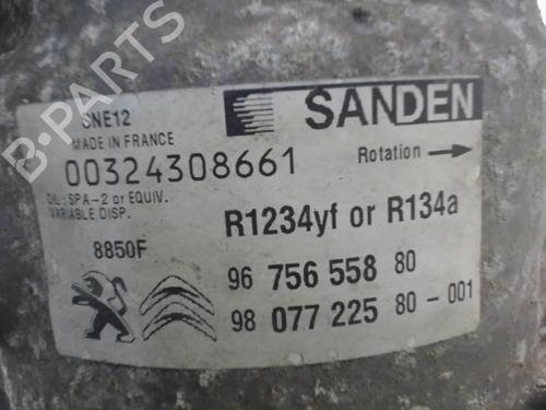 Used AC compressor PEUGEOT 208 I (CA_, CC_) 1.6 HDi / BlueHDi 75 (75 hp) 22086421