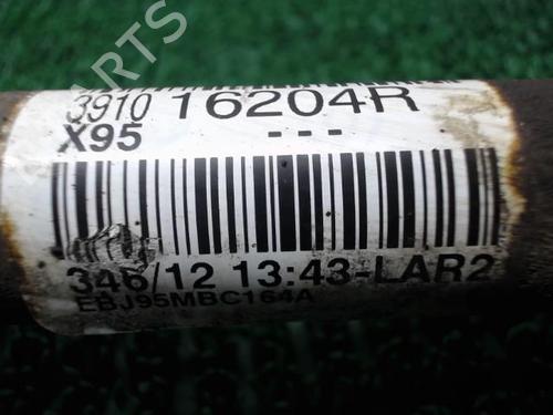 Used Left front driveshaft Left front driveshaft RENAULT SCÉNIC III (JZ0/1_) 1.5 dCi (JZ02, JZ0R) (95 hp) 22087843 22087843