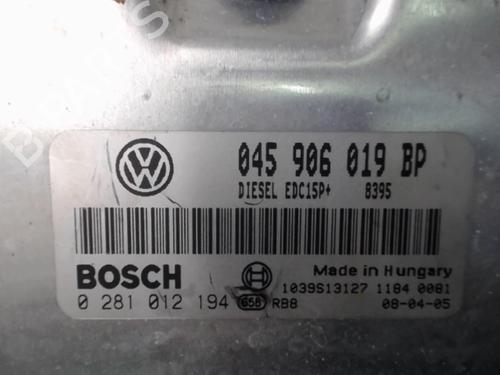 Electronic module VW POLO (9N_, 9A_) 1.4 TDI | BP22080293M83 