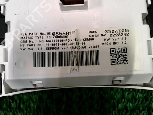 Instrument cluster PEUGEOT 508 I (8D_) 2.0 BlueHDi 150 | BP29936624C47