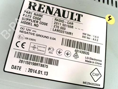 Used Display monitor Display monitor RENAULT CAPTUR I (J5_, H5_) 0.9 TCe 90 (90 hp) 29892902 29892902