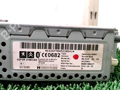 Radio PEUGEOT 3008 I MPV (0U_) 1.6 HDi | BP23273523E6 