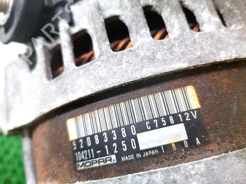 Used Alternator Alternator JEEP RENEGADE SUV (BU, B1, BV) 1.6 CRD (120 hp) 34125251 34125251