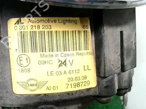 Used Left headlight MINI MINI Convertible (R52) One (90 hp) 20875195