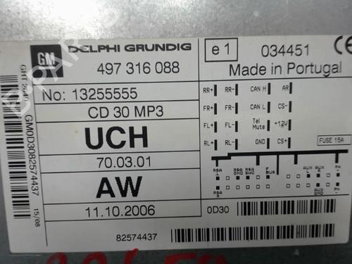Bilradio OPEL ASTRA H GTC (A04) 1.9 CDTI (L08) | BP22087466E6 