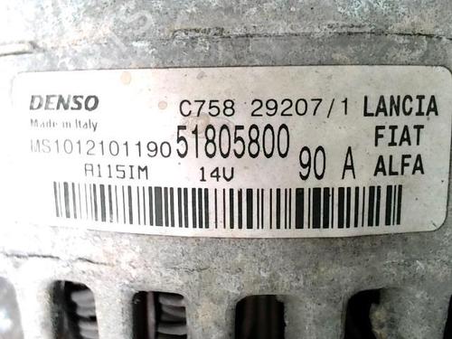 Używane Alternator FIAT GRANDE PUNTO (199_) 1.3 D Multijet (199.AXD11, 199.AXD1A, 199.AXD1B,... (90 hp) 21165471