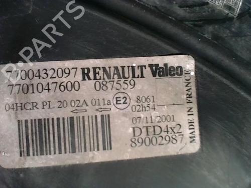 Right headlight RENAULT SCÉNIC I MPV (JA0/1_, FA0_) 1.9 dCi (JA05, JA1F) | BP20875126C29 