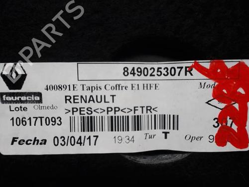 Used Luggage compartment floor Luggage compartment floor RENAULT KADJAR (HA_, HL_) 1.2 TCe 130 (HLMR) (130 hp) 22087576 22087576