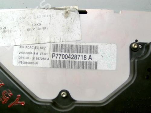 Instrument cluster RENAULT SCÉNIC I MPV (JA0/1_, FA0_) 2.0 16V RX4 | BP22078812C47 