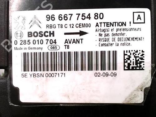 ECU airbags PEUGEOT 3008 I MPV (0U_) 1.6 HDi | BP22090572M53 
