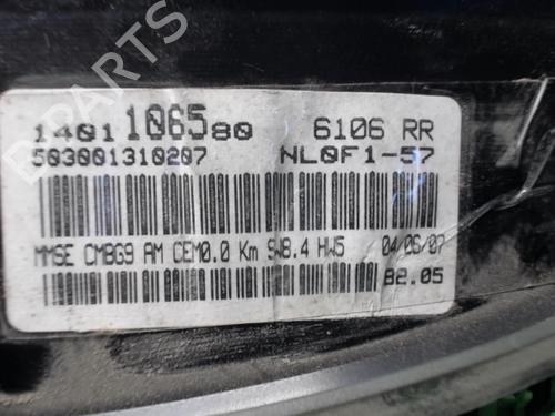 Used Instrument cluster Instrument cluster PEUGEOT EXPERT Van (VF3A_, VF3U_, VF3X_) 1.6 HDi 90 16V (90 hp) 22080861 22080861