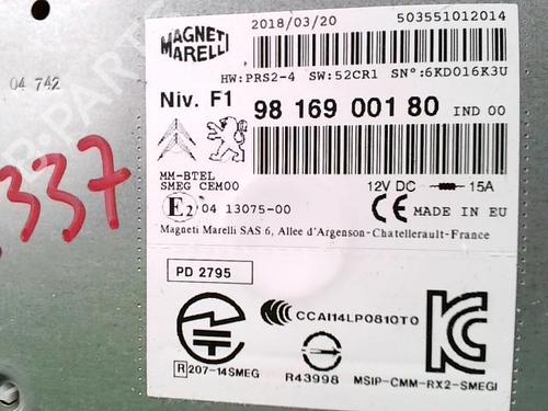 Used Radio PEUGEOT 208 I (CA_, CC_) 1.6 HDi (92 hp) 22092077