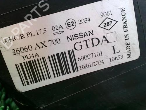 Left headlight NISSAN MICRA III (K12) 1.2 16V | BP22090953C28 