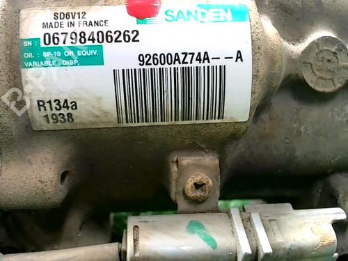 AC compressor NISSAN NV200 Van 1.5 dCi 85 (M20, M20N, M20M) | BP29884322M34 