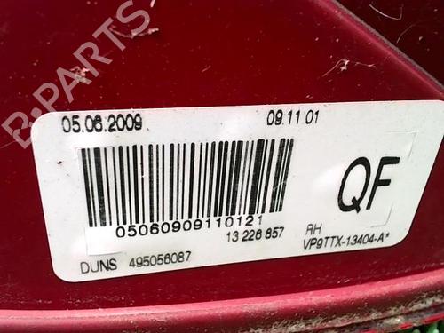 Right taillight OPEL INSIGNIA A Sports Tourer (G09) 2.0 CDTI (35) | BP22298548C35 