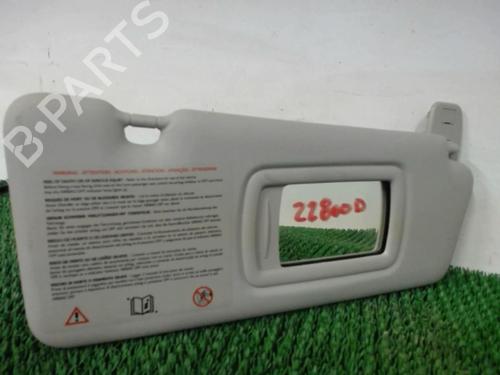 Used Right sun visor Right sun visor RENAULT MEGANE III Hatchback (BZ0/1_, B3_) 1.5 dCi (BZ09, BZ0D, BZ1W, BZ29, BZ14) (110 hp) 22086550 22086550