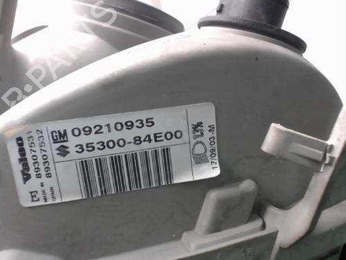 Left headlight OPEL AGILA (A) (H00) 1.2 16V (F68) | BP22082188C28 