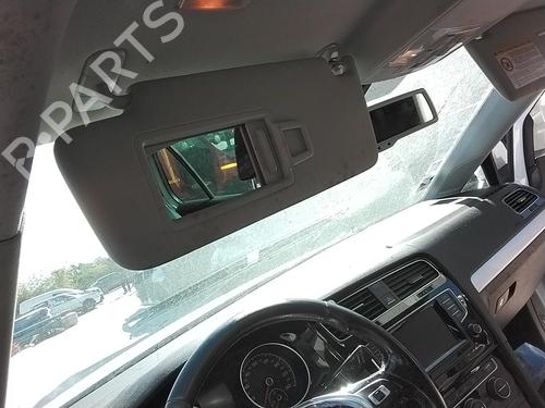 Used Left sun visor Left sun visor VW GOLF VII (5G1, BQ1, BE1, BE2) [2012-2021] 35780497 35780497