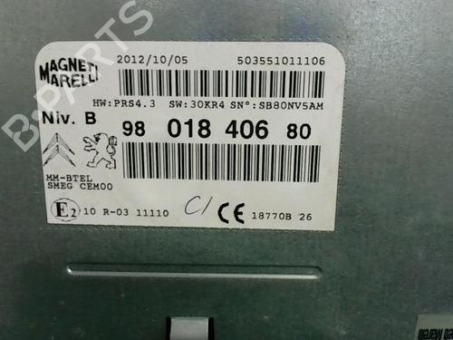 Radio PEUGEOT 208 I (CA_, CC_) 1.4 HDi | BP22089678E6 