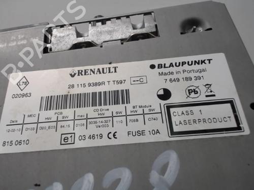 Used Radio Radio RENAULT MEGANE III Hatchback (BZ0/1_, B3_) 1.9 dCi (BZ0N, BZ0J) (131 hp) 22082497 22082497