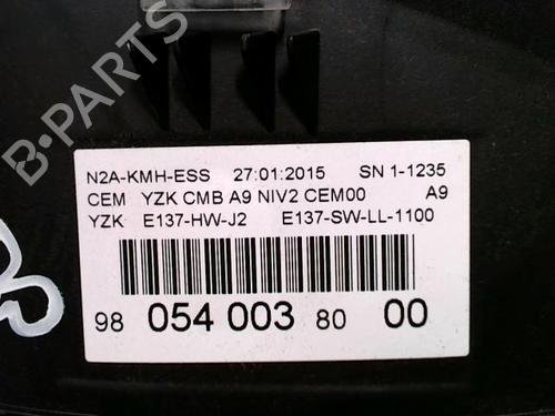 Used Instrument cluster PEUGEOT 208 I (CA_, CC_) 1.2 VTI 82 (82 hp) 22091099