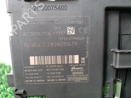 Kortleser RENAULT CLIO IV (BH_) 1.5 dCi 75 (75 hp) 24361309