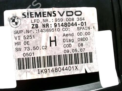 Instrument cluster BMW 3 Coupe (E92) 335 i | BP22092152C47 - Image 3