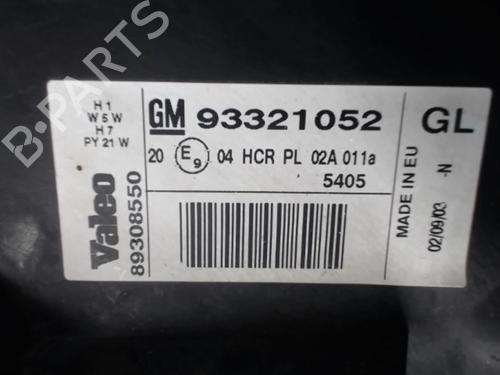 Left headlight OPEL MERIVA A MPV (X03) 1.7 DTI (E75) | BP20877410C28 
