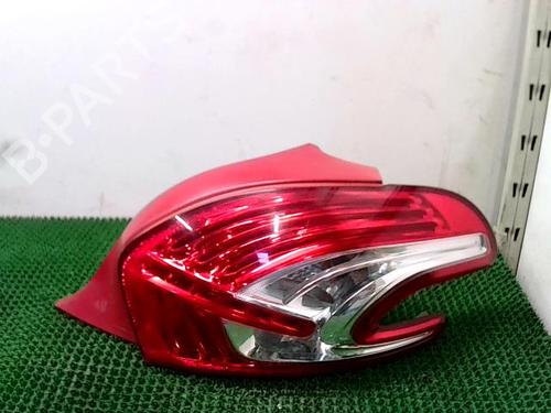 Used Right taillight PEUGEOT 208 I (CA_, CC_) 1.4 HDi (68 hp) 25011066